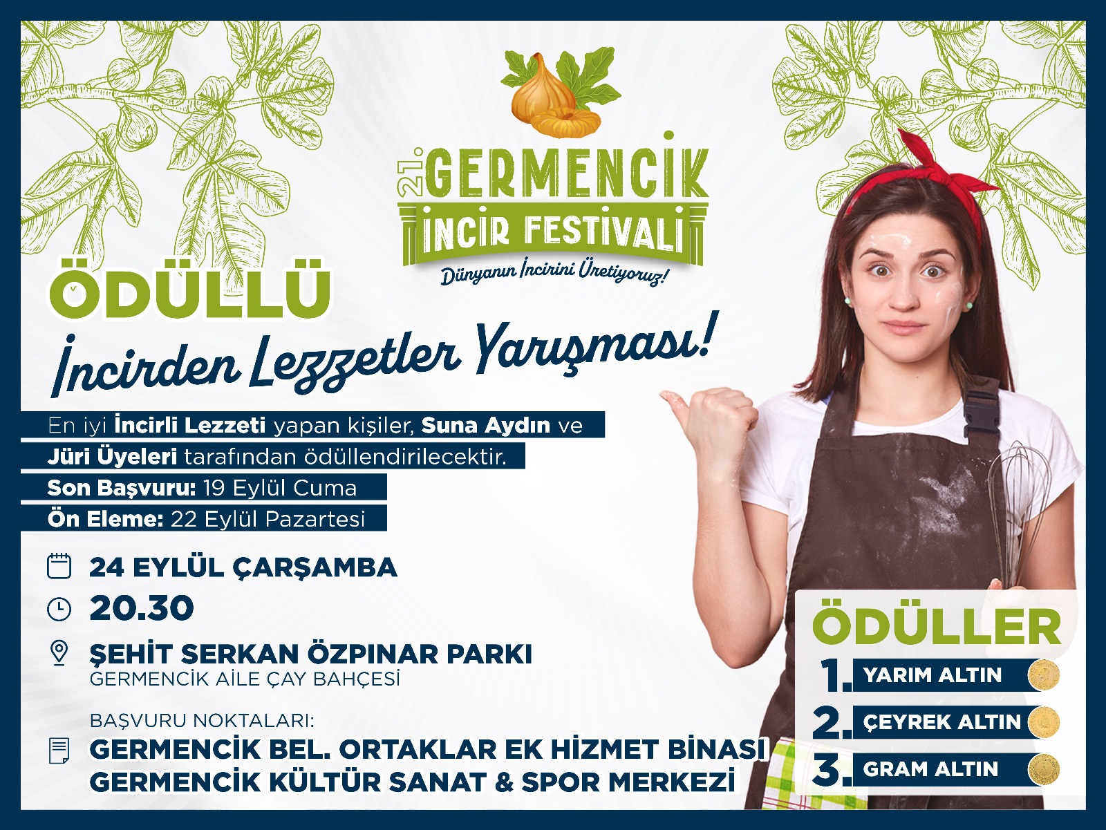 Germencik İncir Festivali’nde Ödüllü İncirden Lezzetler Yarışması